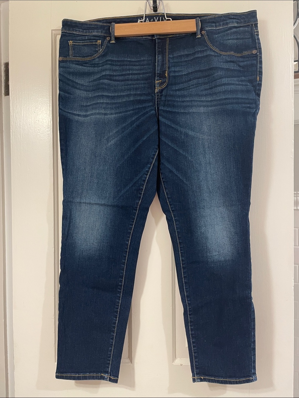 Ava & Viv Indigo Skinny Ankle Jeans